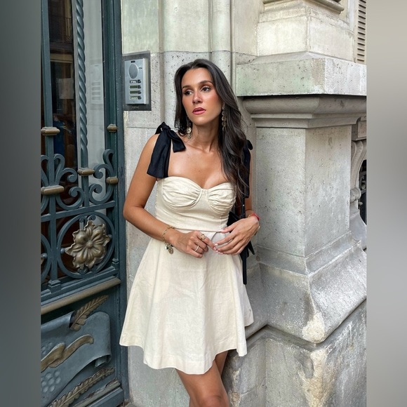 ZARA BLOGGERS’ FAVORITE RUFFLED MINI DRESS - Picture 5 of 16